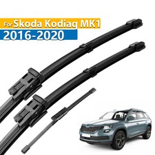 Windshield LHD Front & Rear Wiper Blades Set For Skoda Kodiaq 2016 - 2020