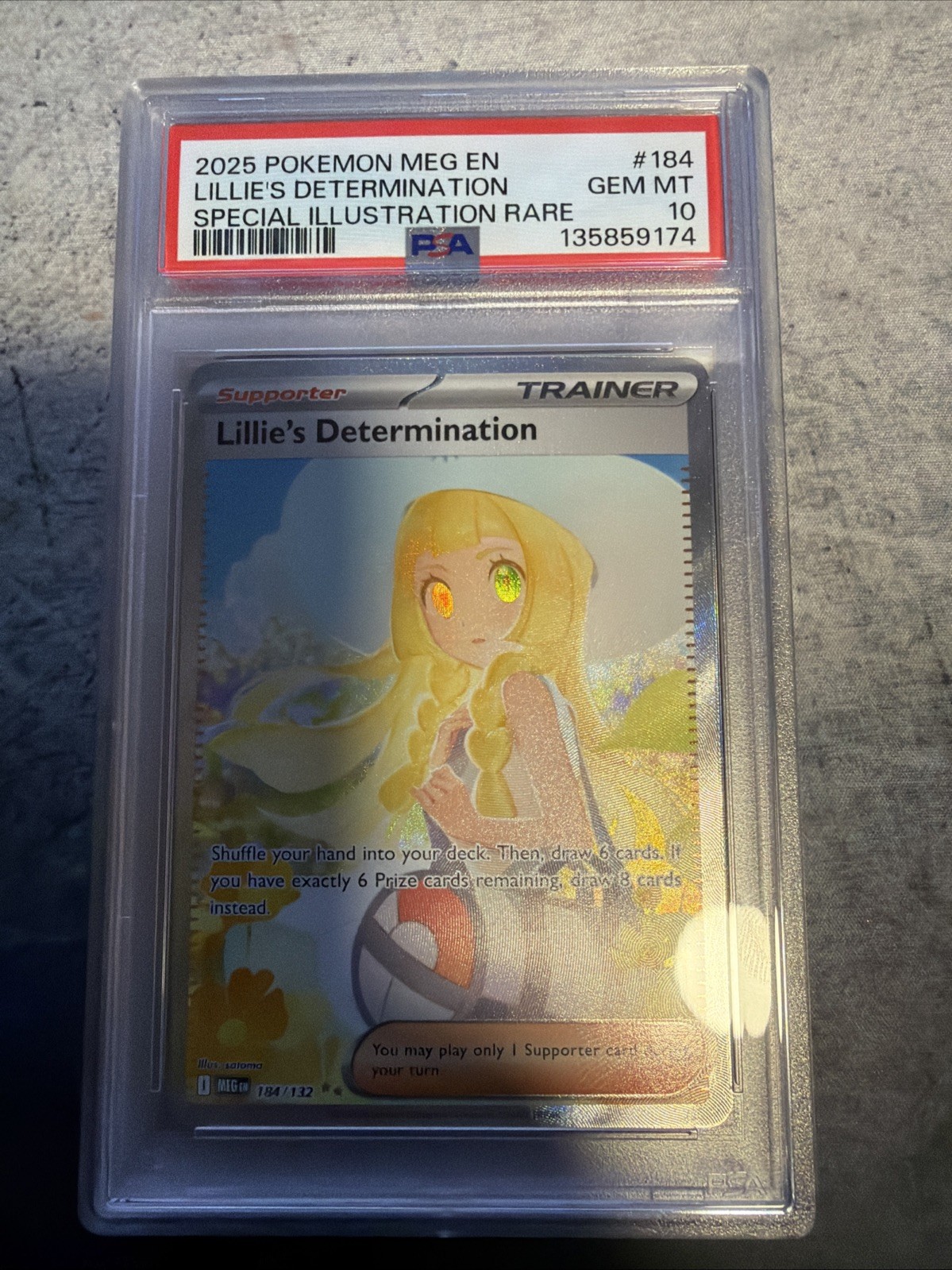 2025 ポケモン Lillie's Determination PSA 10 PSA 10 Lillie's Determination SAR 091/063 M1L - Pokemon Card