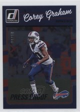 2016 Donruss Press Proof Black /10 Corey Graham #37