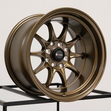15x815x9 Vors Tr3 4x1004x114.3 00 Bronze Wheels Rims Set4 73.1