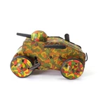 RARE Vintage 1930s/1940s MARX Toy Tin Wind Up TANK Litho Camouflage -- READ DESC
