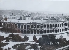 Amphitheatre Exterior, Verona, Italy, Magic Lantern Glass Slide