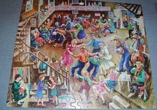 Vintage Guild Jigsaw Puzzle "Square Dance" By Pauline Jackson Complete Exc.