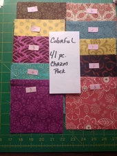 Colorful 41 Piece Charm Pack