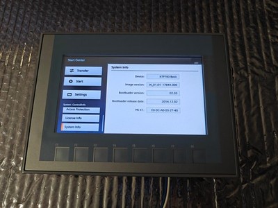 Siemens KTP700 basic 6AV2 123-2GB03-0AX0 F-state.:03 6AV2123-2GB03-0AX0