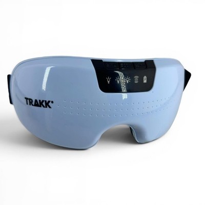 TRAKK Electric Eye Massager Heated Blue Rechargeable Vibrating TR-EYEMAS-250
