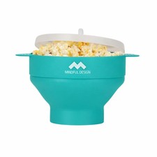 The Original Collapsible Microwave Popcorn Popper - Silicone Bowl, BPA-Free ...