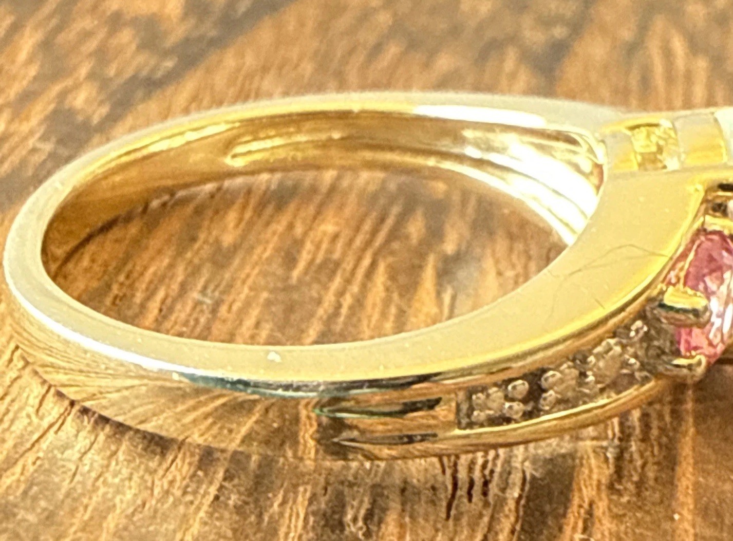 BR KRN Cocktail Ring Ruby White Opal Sterling Sil… - image 11