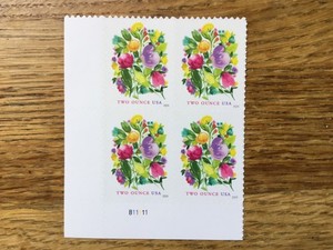 Scott no. 5850 (2 oz.), plate block, LL,mnh