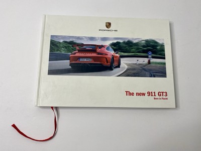 Porsche The New 911 GT3 Hardcover Brochure Born in Flacht 2017