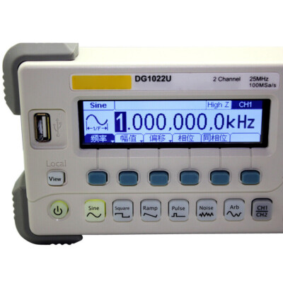 DG1022U 25MHZ Arbitrary Waveform Function Generator for  RIGOL 2 Output Channels