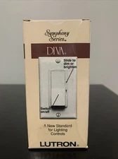 NEW Lutron Diva DVLV-10P-IV Light and Slide Dimmer Switch Ivory