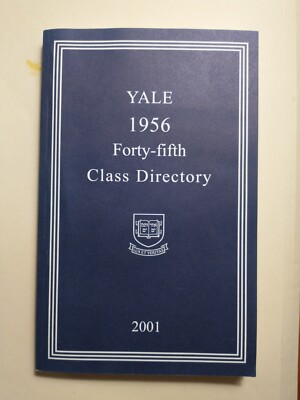 Yale University 1956 Forty-fifth Class Directory