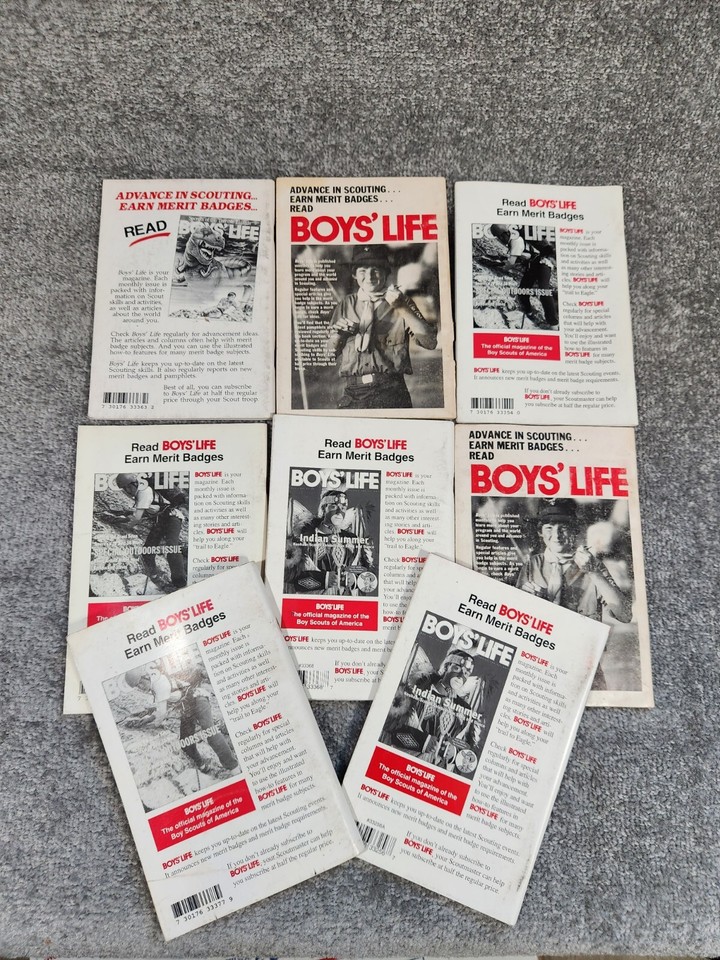 Boy Scouts of America BSA Merit Badge Series Books Vintage Book Lot of ...