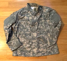 UNICOR MILITARY COMBAT COAT DESERT CAMO TAN/GREEN MENS XL LONG