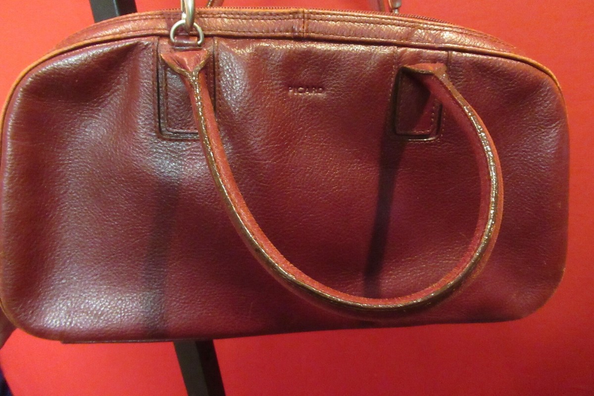 PICARD Germany Burgundy Embossed Leather shoulder Cross Body Purse