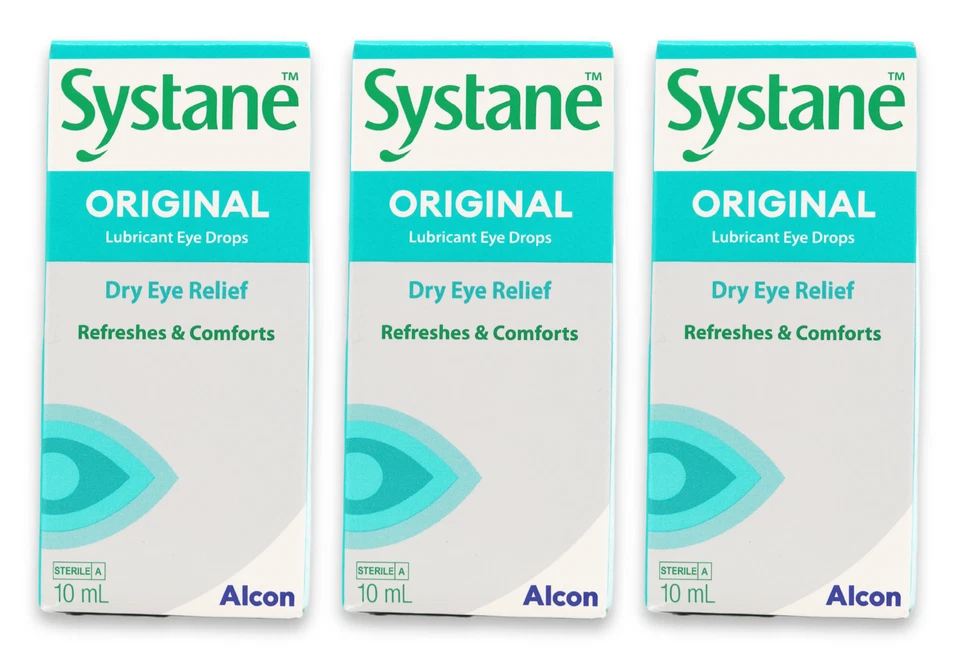 Systane Original Lubricating Eye Drops 10ml X 3