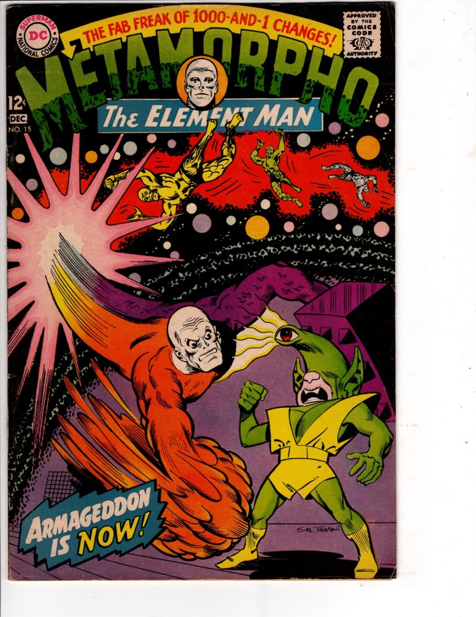 Metamorpho #15 Comic Book Silver Age DC Comic FN 1967 | eBay Metamorpho #15 Comic Book Silver Age DC Comic FN 1967 | eBay