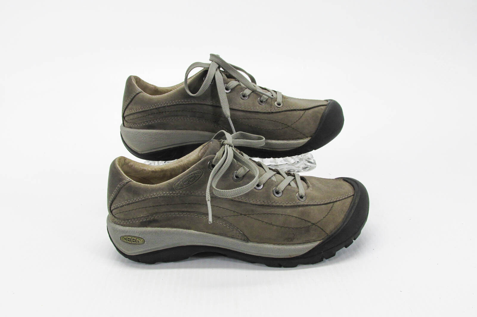 Scarpe da donna Keen Toyah taglia 7 5 M marroni escursionismo Oxford atletica trail usate vq