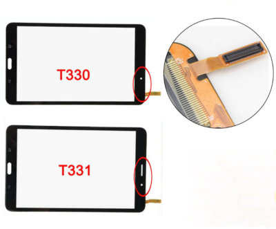 Für Samsung Galaxy Tab 4 8.0 SM-T330 T331 Touch screen Glass Digitizer replace