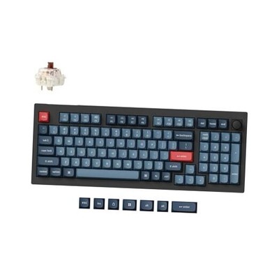  V5 Max Custom Wireless Mechanical Gaming Keyboard Gateron Jupiter Brown Switch