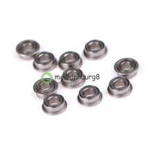 10PCS MF63ZZ (3x6x2.5 mm) Metal Shielded FLANGED Ball Bearing Bearings MF63z