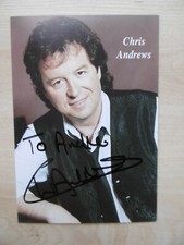Chris Andrews Autogramm signed 10x15 cm Postkarte