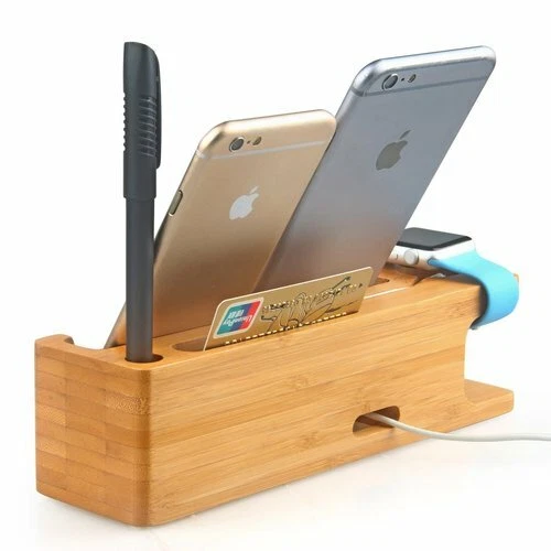 Mobile Charging Stand Mount Cradle Dock Station For Apple Watch iPhone 14 15 16 - Image 3 of 4