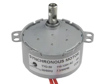 CHANCS TYD-50 Synchronous Motor 110V AC 7.5-9RPM CCW Fixed Rotation 4W Turntable