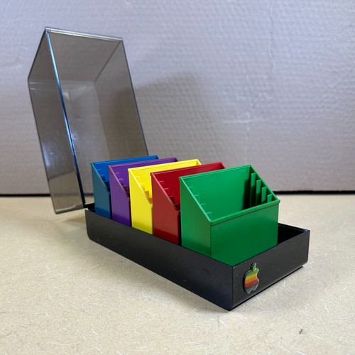 SELLER EXCLUSIVE: Authentic Apple Diskette Storage Box in rainbow logo colors - 第 2/15 張圖片