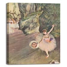 Degas ballerina con bouquet design quadro stampa tela dipinto telaio arredo casa