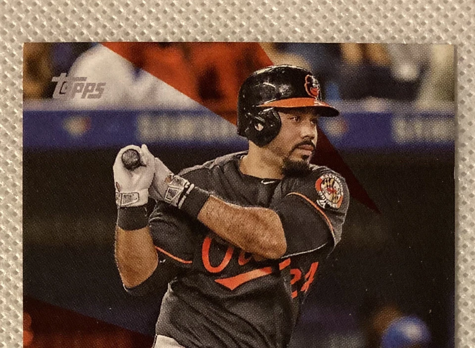2017 Topps Mini Series 1 #101 Pedro Alvarez /25 Orange Parallel - Orioles - Image 2 of 4