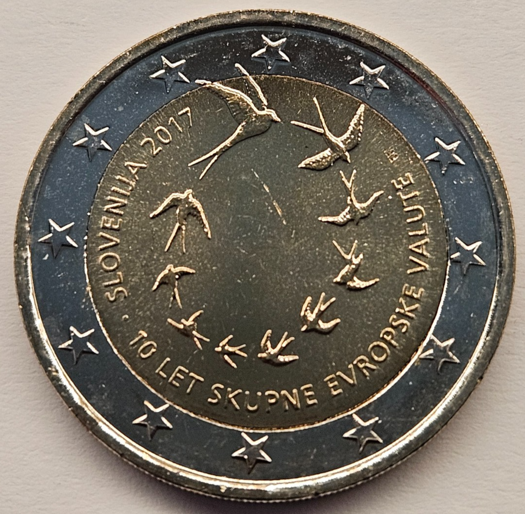 Slovenia 2 euro coin 2017 
