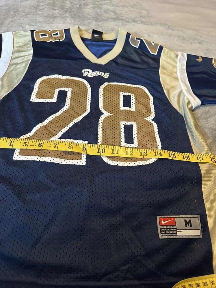 Marshall Faulk Rams 球衣 - Nike Team 阅读说明 请 — 第 3/4 张图片