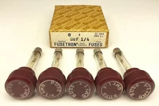 BUSSMANN GMF-1/4 .25A 300V FUSETRON DUAL ELEMENT FUSE GMF1/4 (SET OF 5) NEW 