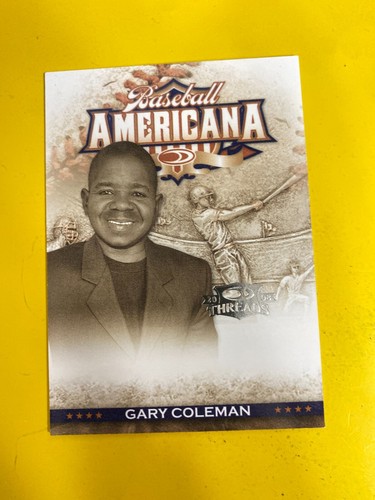 57372 2008 Donruss Threads Baseball Americana #37 Gary Coleman #408/500