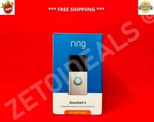 *BRAND NEW* Ring VIDEO DOORBELL 4 SMART Wi-Fi- 1080p HD With Alexa - SEALED