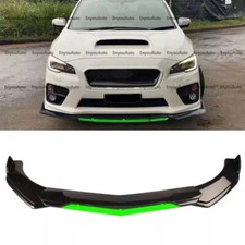 For Subaru Legacy Universal Front Bumper Lip Spoiler Splitter Gloss Black Green For Subaru Legacy Universal Front Bumper Lip Spoiler Splitter Gloss Black Green