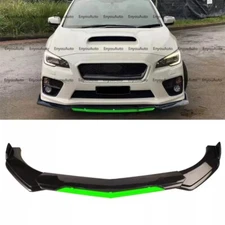 For Subaru  Legacy Universal Front Bumper Lip Spoiler Splitter Gloss Black Green
