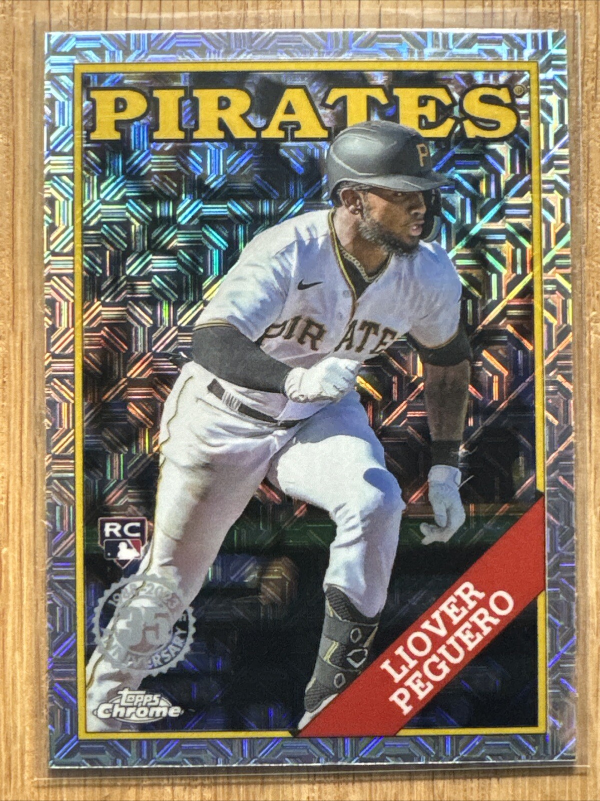 2023 Topps Series 1 LIOVER PEGUERO RC Silver Pack Mojo Refractor #T88C-2 Pirates