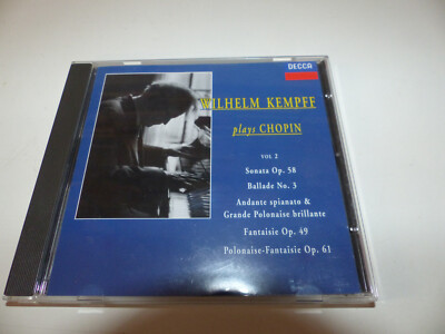 CD     Wilhelm Kempff - Plays Chopin Vol 2