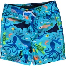 New/NWT Gymboree Splish-Splash Toddler Boys Sea Life Swim Trunks, Size 3T