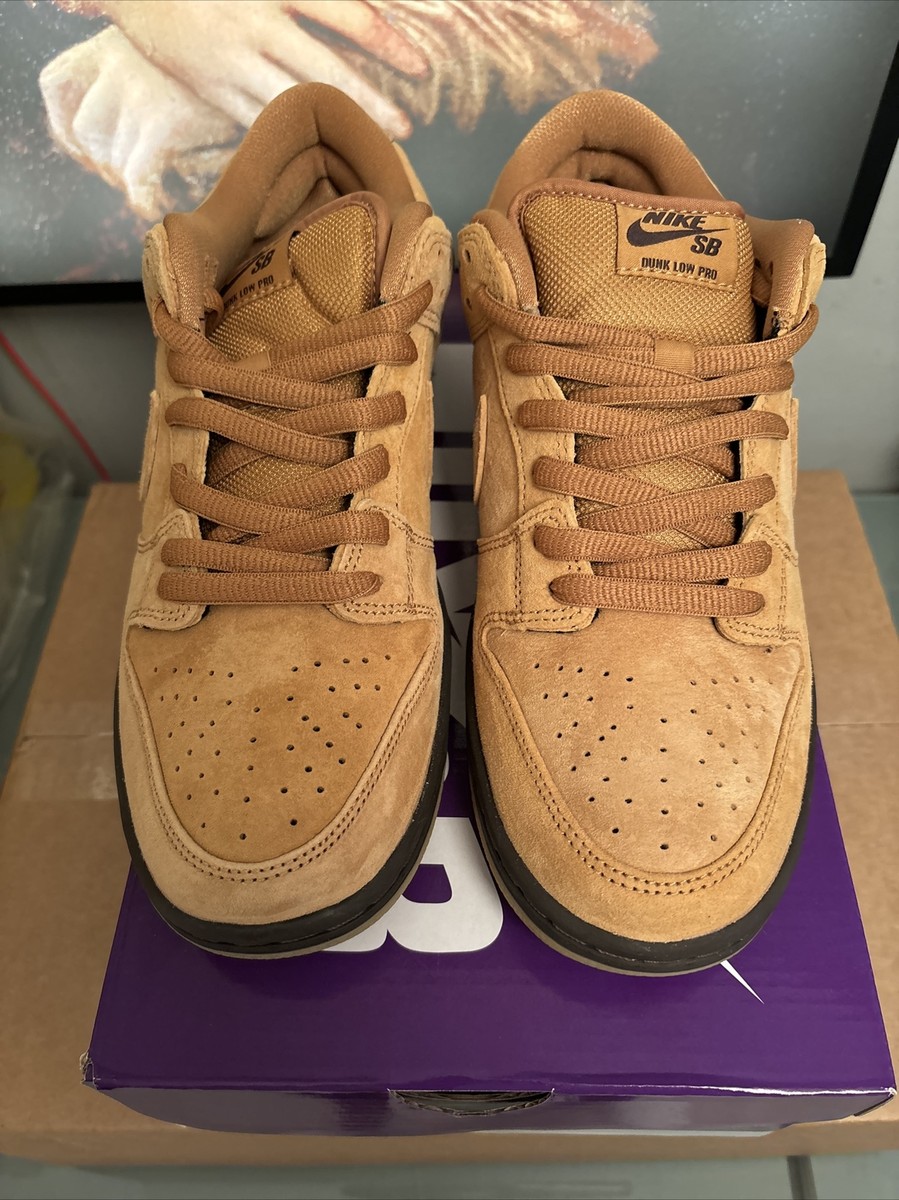 Nike Dunk Low Pro SB Wheat Mocha UK7.5 US8.5 EUR42 Brand New | eBay UK