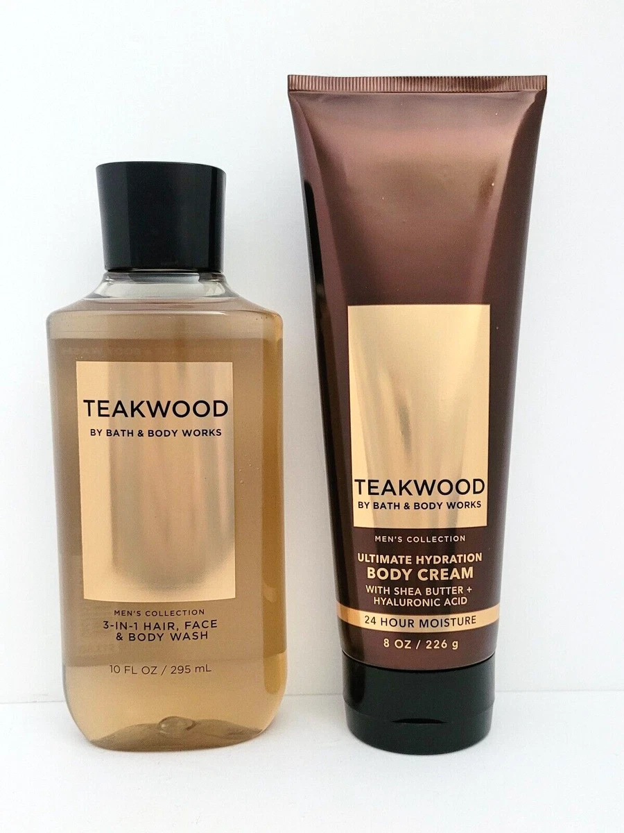 Bath & Body Works Mahogany Teakwood Travel Size Ultimate Hydration Body Cream