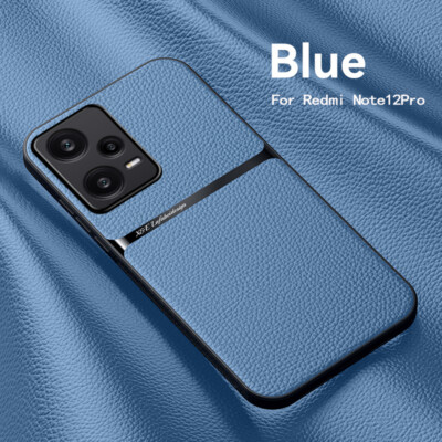 For Xiaomi Redmi Note 13/12 Pro/11 Pro+/10 Magnetic Slim Leather Case Lens Cover