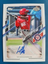 Jeremy De La Rosa 2020 TOPPS PRO DEBUT ROOKIE RC AUTO #PD97 WASHINGTON NATIONALS