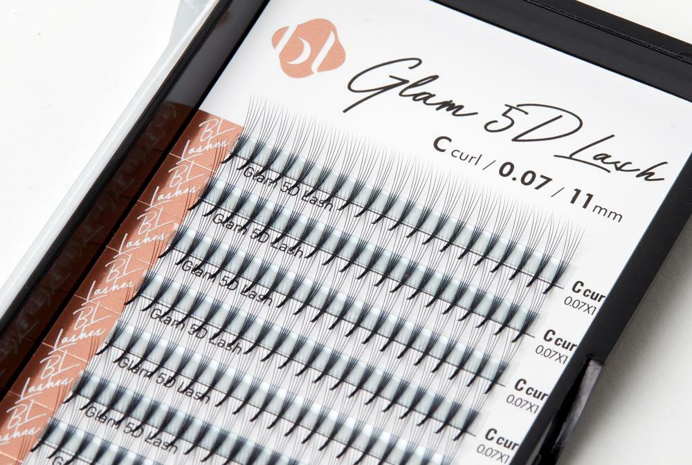 Extensions De Cils 5D Volume Russe GLAM BLINK - Lot De 250 Fans - Neuf - Fabriqué En Corée