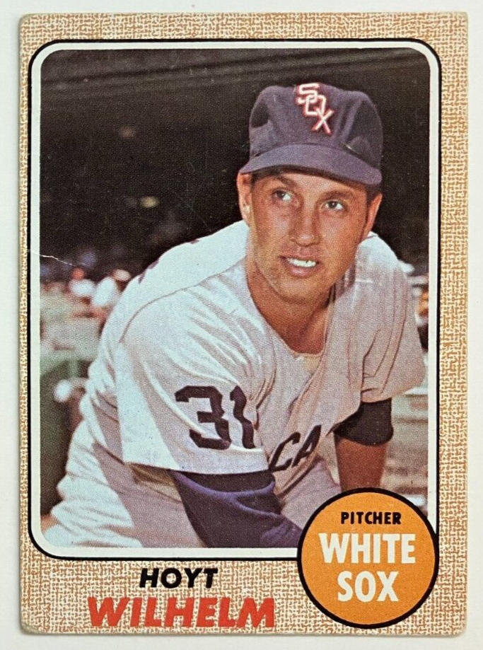 1968 Topps Hoyt Wilhelm #350 White Sox Card - Very Good Condition