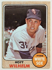 HOYT WILHELM  1968 TOPPS card #350!  VERY GOOD Condition! WHITE SOX!