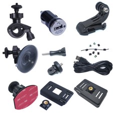 10in1 Bike Helmet Adapter Accessories Set for Mobius 1 Maxi 2.7K Action Camera
